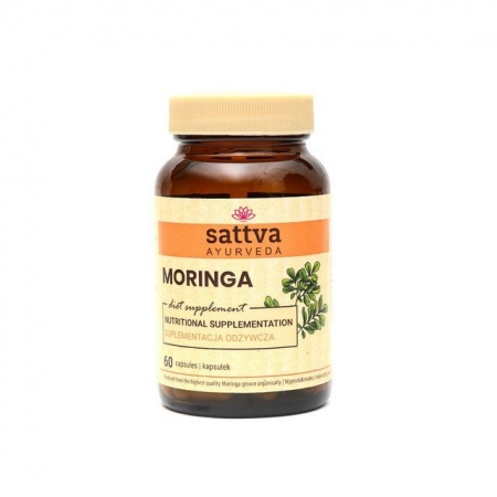 SATTVA AYURVEDA suplement MORINGA (drzewo chrzanowe) 60 kapsułek